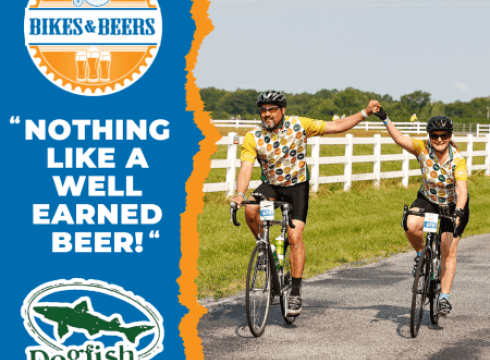 Bikes & Beers at Dogfish Head